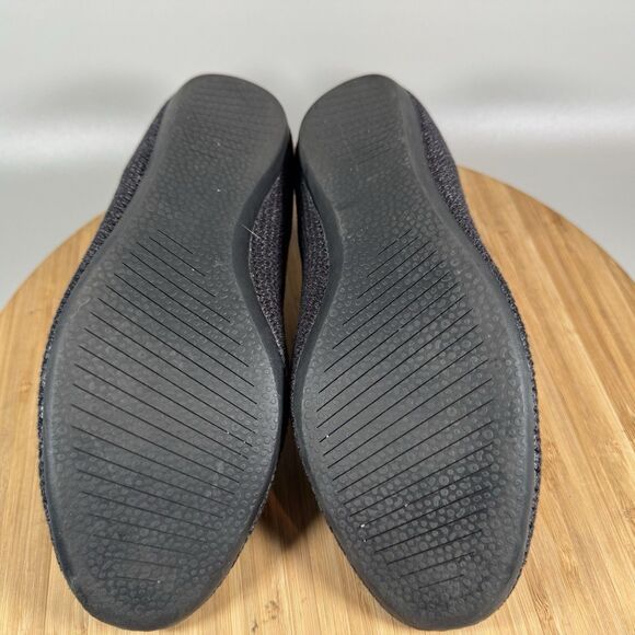 Allbirds Tree Breezers Shoes Women’s 9 Black Knit Ballet Flats - Picture 5 of 6